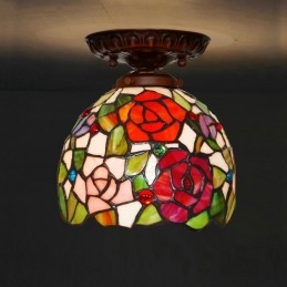 18 cm Tiffany Farget Glass...