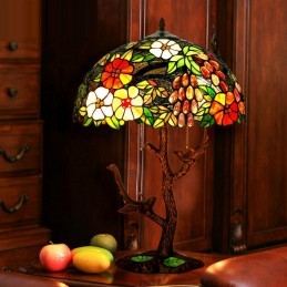 43 cm Tiffany Farget Glass...