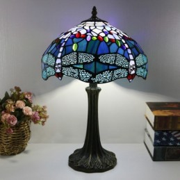 Tiffany-stil bordlampe 12...