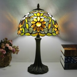 Tiffany-stil bordlampe 12...