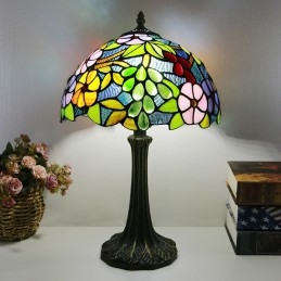 Tiffany-stil bordlampe 12...