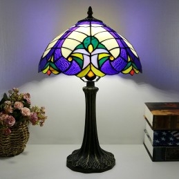 Tiffany-stil bordlampe 12...