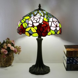 Tiffany-stil bordlampe 12...