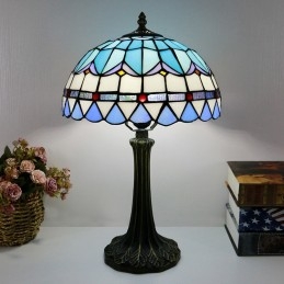 Tiffany-stil bordlampe 12...