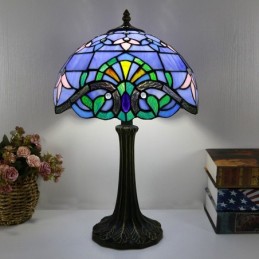 Tiffany-stil bordlampe 12...