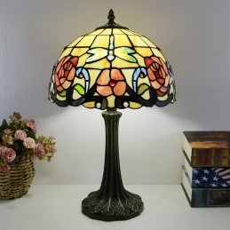 Tiffany-stil bordlampe 12...