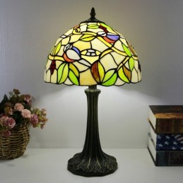 Tiffany-stil bordlampe 12...