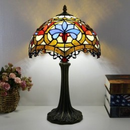 Tiffany-stil bordlampe 12...