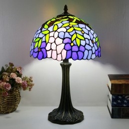 Tiffany Style Gul bordlampe...