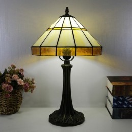 Tiffany Style Gul bordlampe...