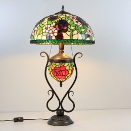 Tiffany-stil bordlampe...