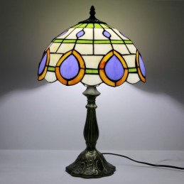 12 tommers Tiffany-lampe...