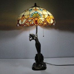 16 tommer Tiffany-lampe...