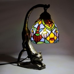 Tiffany-stil bordlampe...